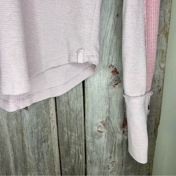 Free People We the Free Tasha Long Sleeve Thermal Top in Daytime Fireworks Small - Picture 7 of 14